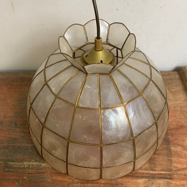 Vintage Perlmutt Deckenlampe
