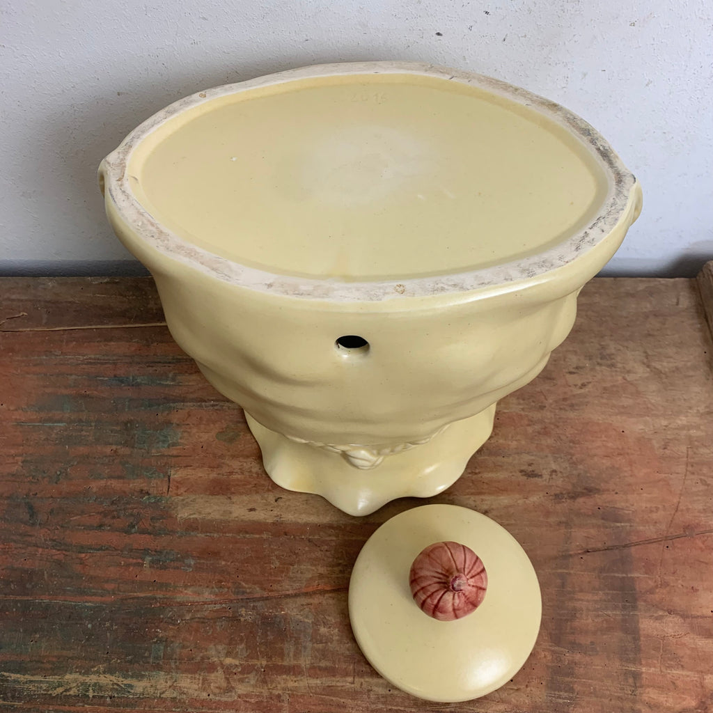 zwiebel knoblauch aufbewahrung keramik Vintage Keramik Kartoffel Zwiebel Knoblauch Vorratstopf – Trödelfuchs Vintage Shop