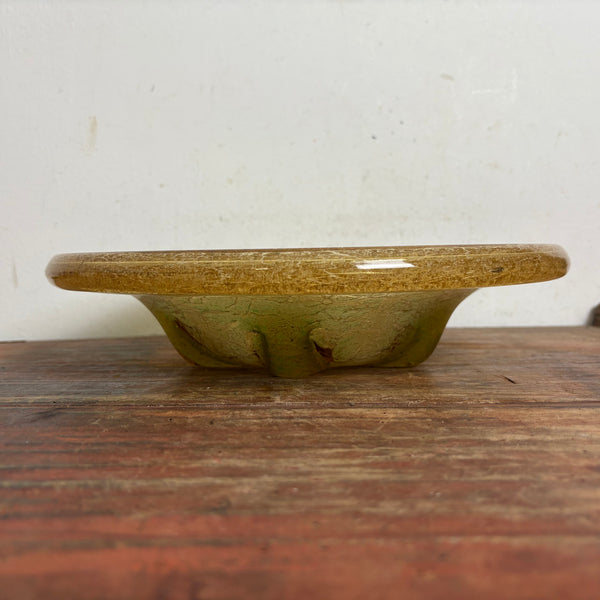 Art Deco Glas Schale Ikora von Karl Wiedmann für WMF