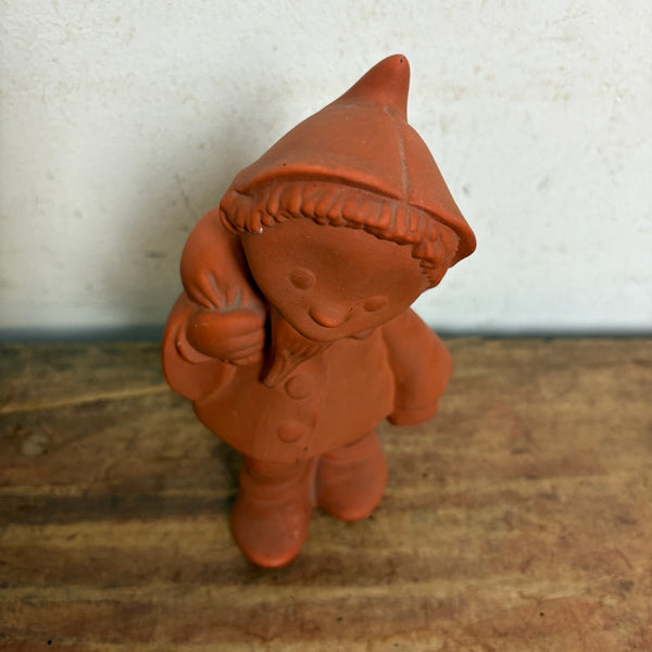 Vintage Terrakotta Figur unser Sandmännchen