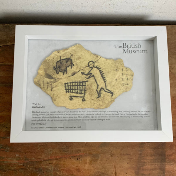 Street Art Peckham Rock von Banksy gerahmt