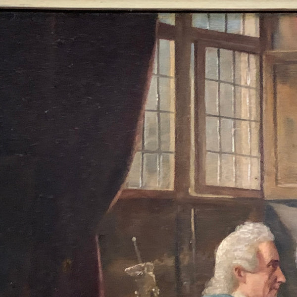 Ölgemälde Die Kunstliebhaber im Salon des Kardinals von August Hermann Knoop