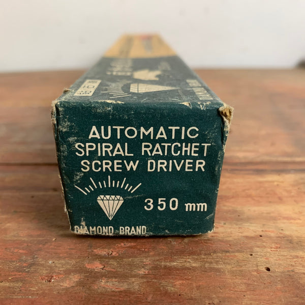 Vintage Automatic Spiral Ratchet Screw Driver OVP