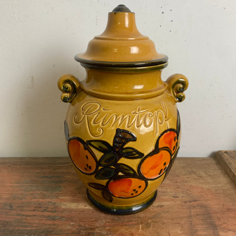 Vintage Keramik Rumtopf von Scheurich 826-36