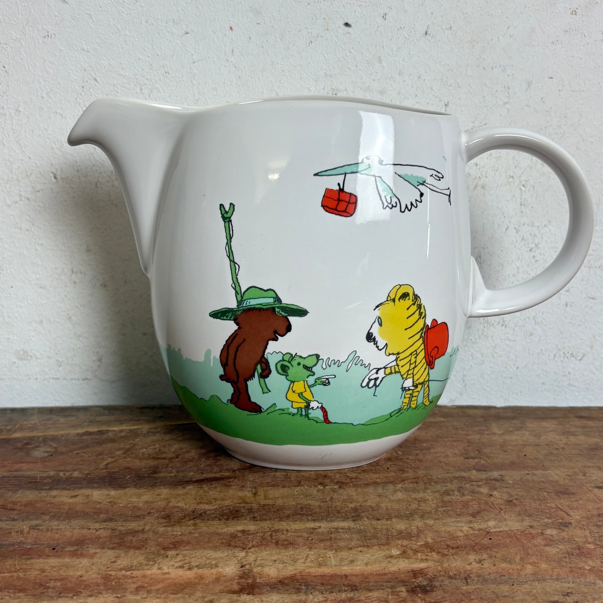 Vintage Kindergeschirr Kanne Krug Janosch Panama von Thomas Rosenthal