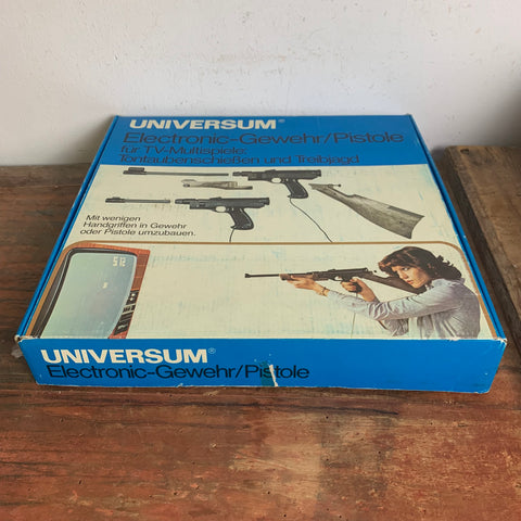 Vintage Electronic-Gewehr Pistole von Universum für TV Multi Spiele Neu OVP