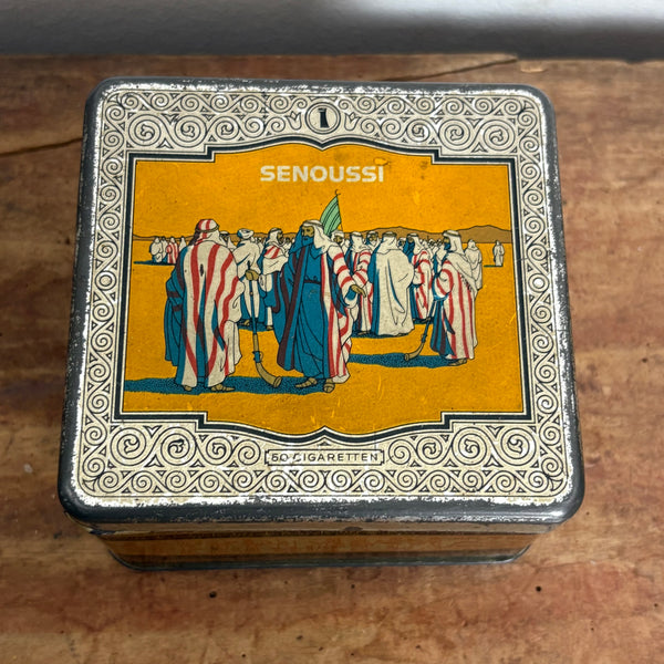 Vintage Blechdose Senoussi Cigaretten