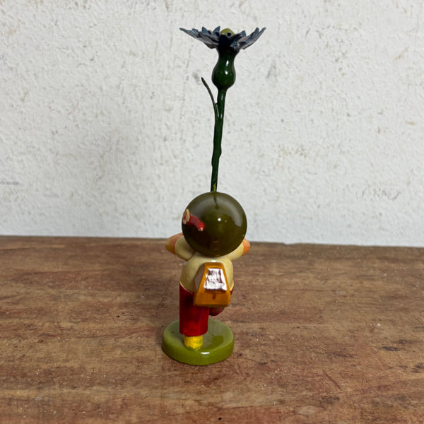 Blumenkind Junge mit blauer  Blume von Weha