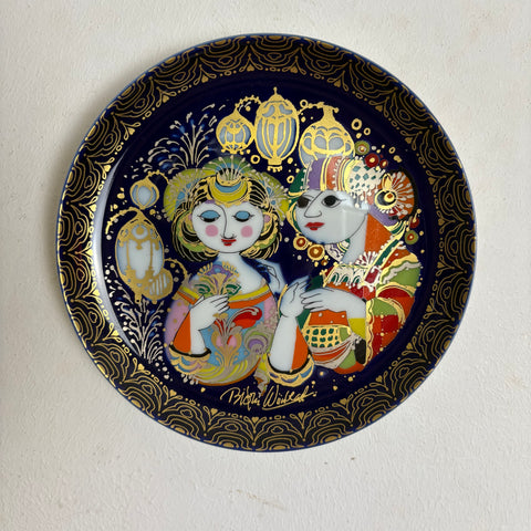 Sammelteller Aladin XI von Björn Wiinblad für Rosenthal