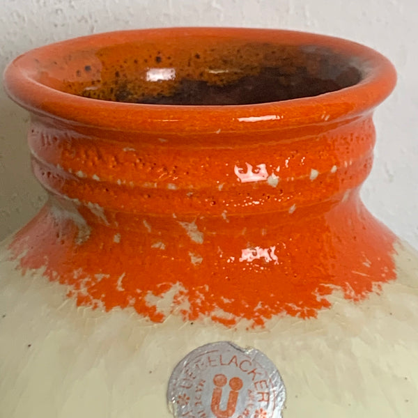 Vintage Keramik Vase von Uebelacker 554/14