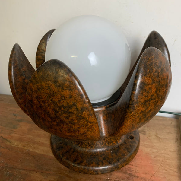 Vintage Fat Lava Keramik Lampe