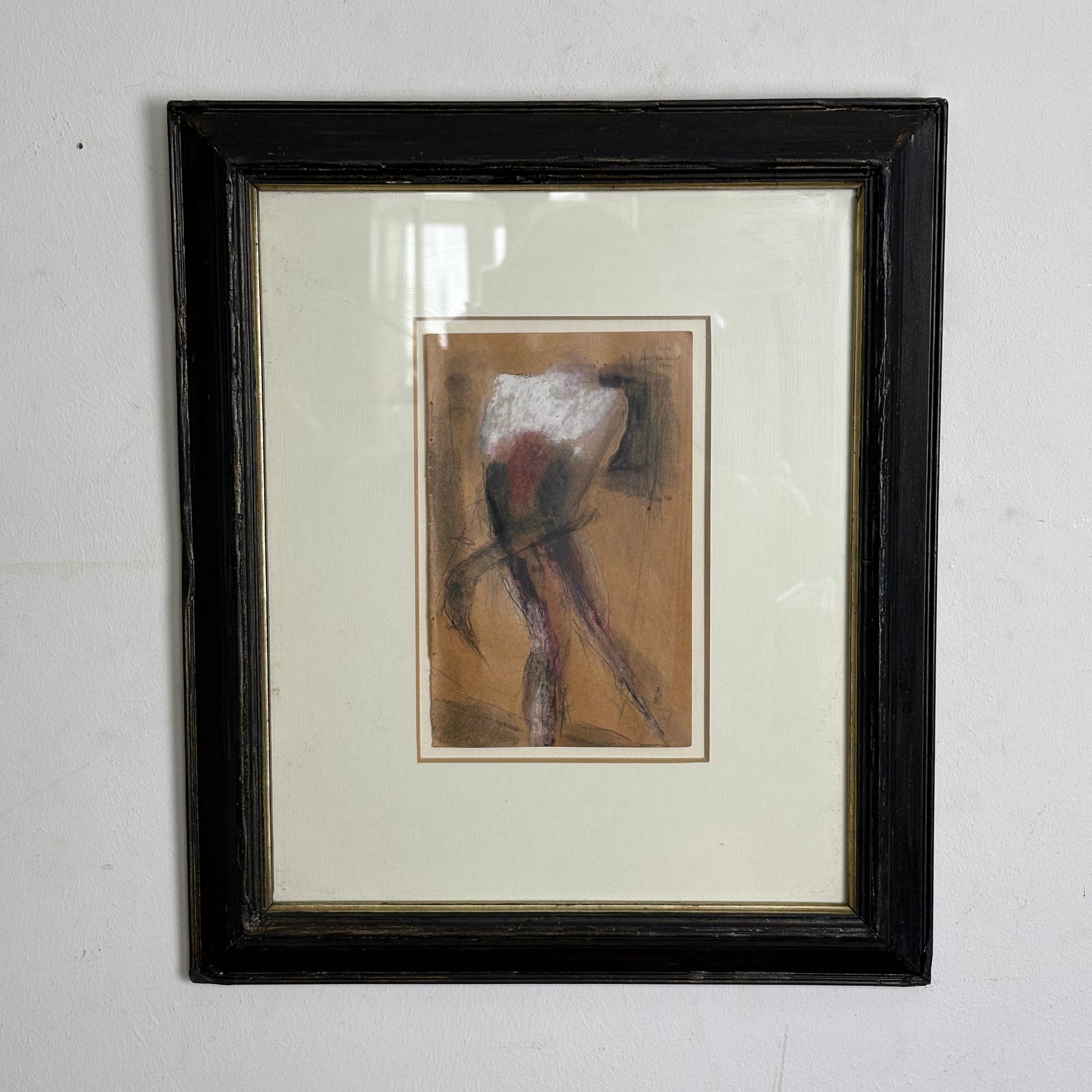 Originale Künstlergrafik Der Schrei von Manfred Kache