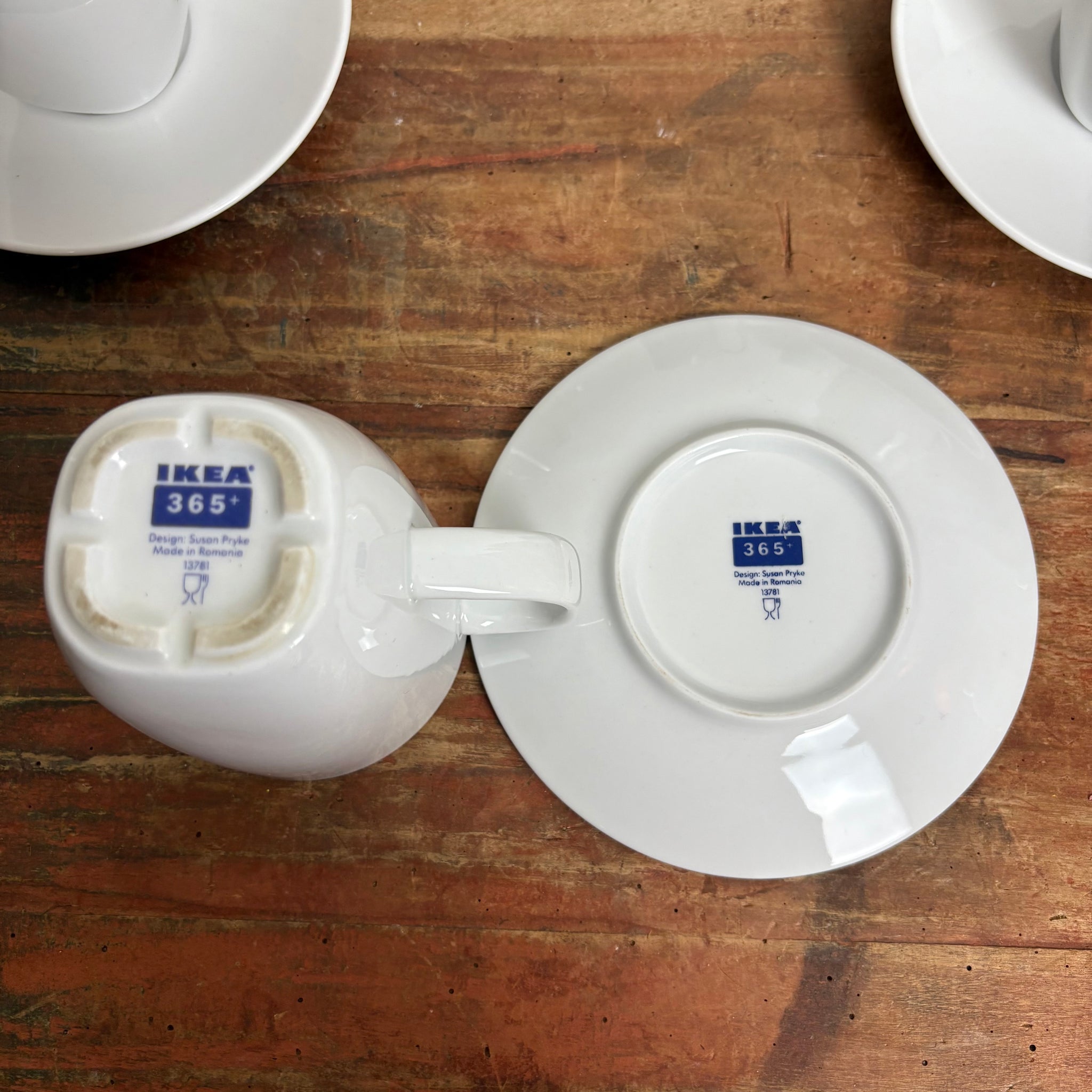 Vintage 6 Kaffeebecher Tassen mit Untertasse 365+ von Susan Pryke für – Trödelfuchs Vintage Shop