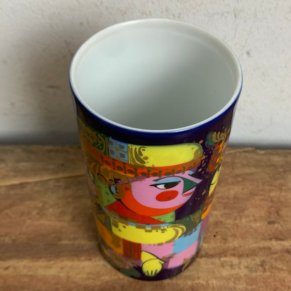 Vintage Porzellan Vase 1001 Nacht von Björn Wiinblad für Rosenthal