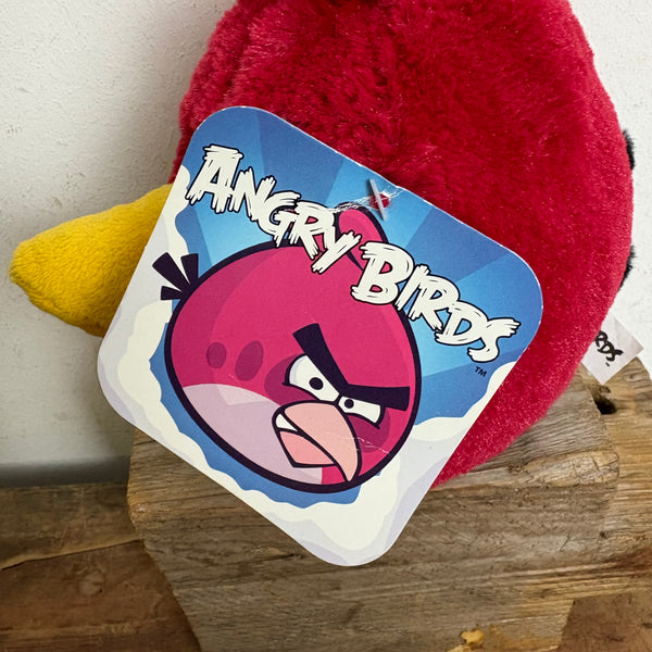 Vintage Plüsch Figur Angry Birds red