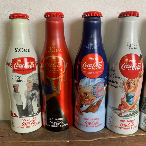 Sammelflaschen Konturflaschen 100 Jahre Coca Cola