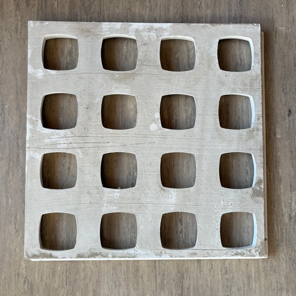 Vintage Space Age Design Rasterdecke mit 3D Deckenplatten