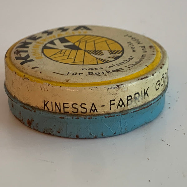 Vintage Blechdose Kinessa Bohnerwachs