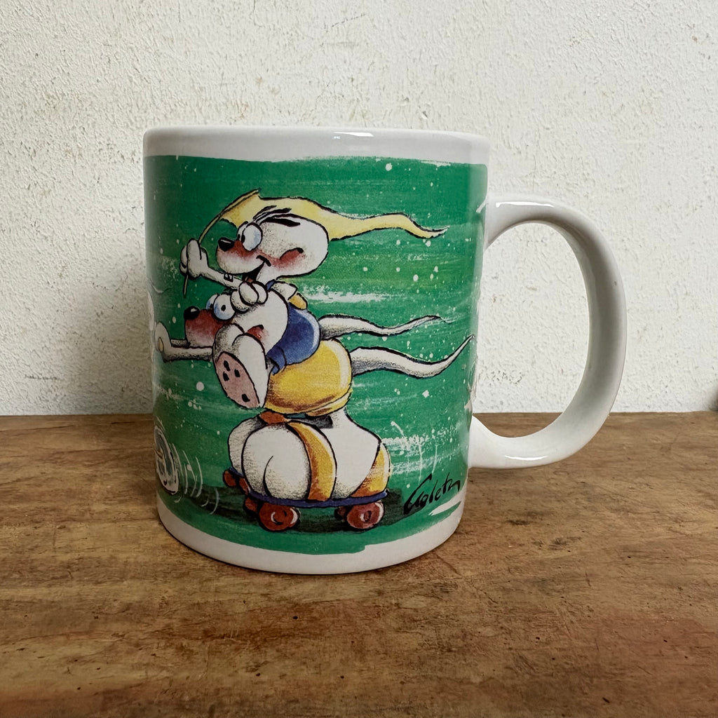 Kaffeebecher Tasse Diddl Der beste Papi der Welt Becher – Trödelfuchs Vintage Shop