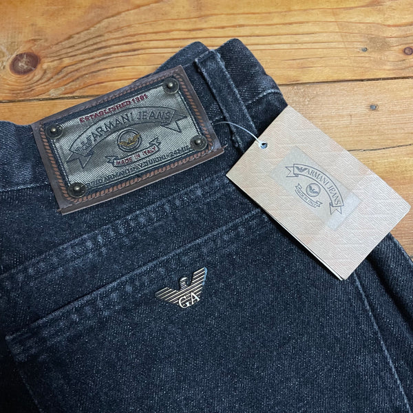 Armani Jeans Faded Black - Deadstock Vintage