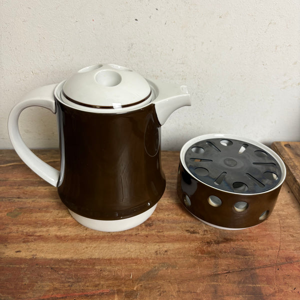 Vintage Design Kaffeekanne mit Stövchen von Miropa