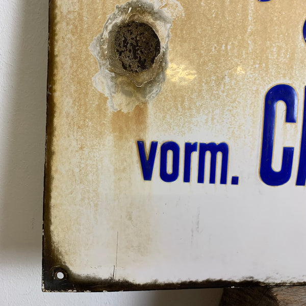 Emaille Schild Flensburger Steingut Großhandel