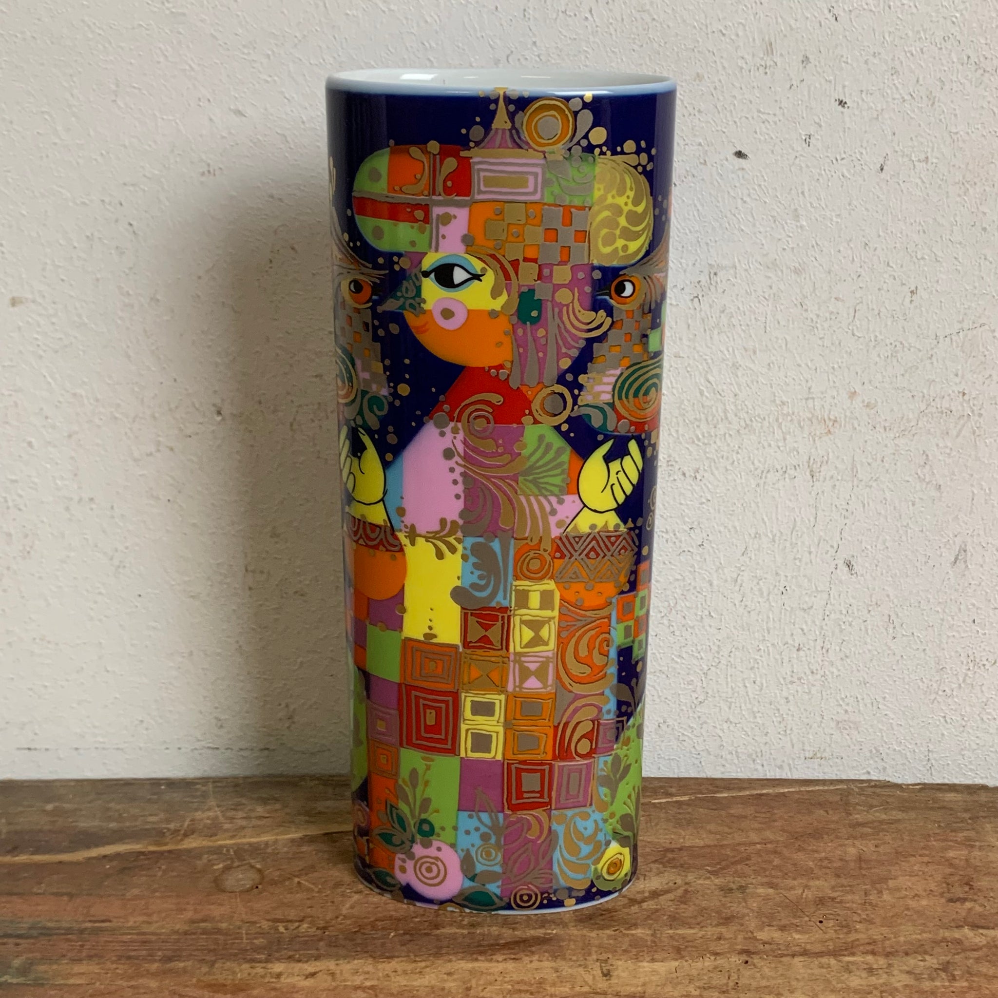 Vintage Porzellan Vase 1001 Nacht von Björn Wiinblad für Rosenthal