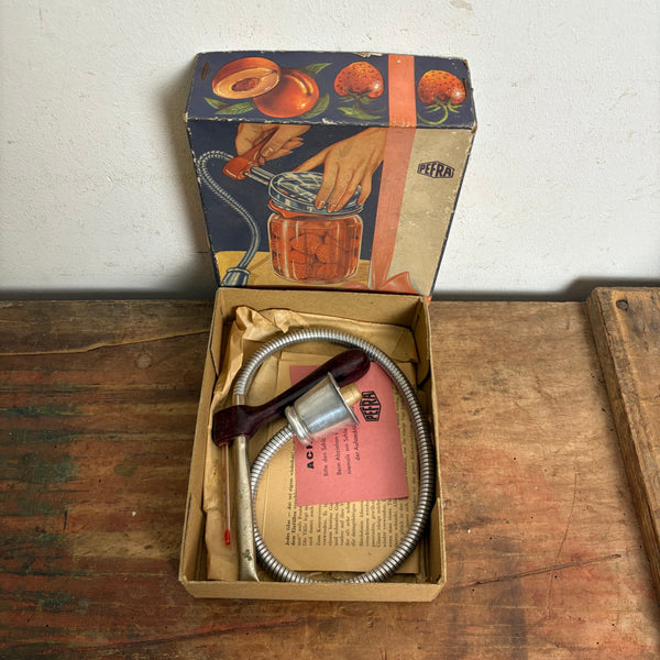 Vintage Dampfkonservierer
mit Thermometer von Perfa