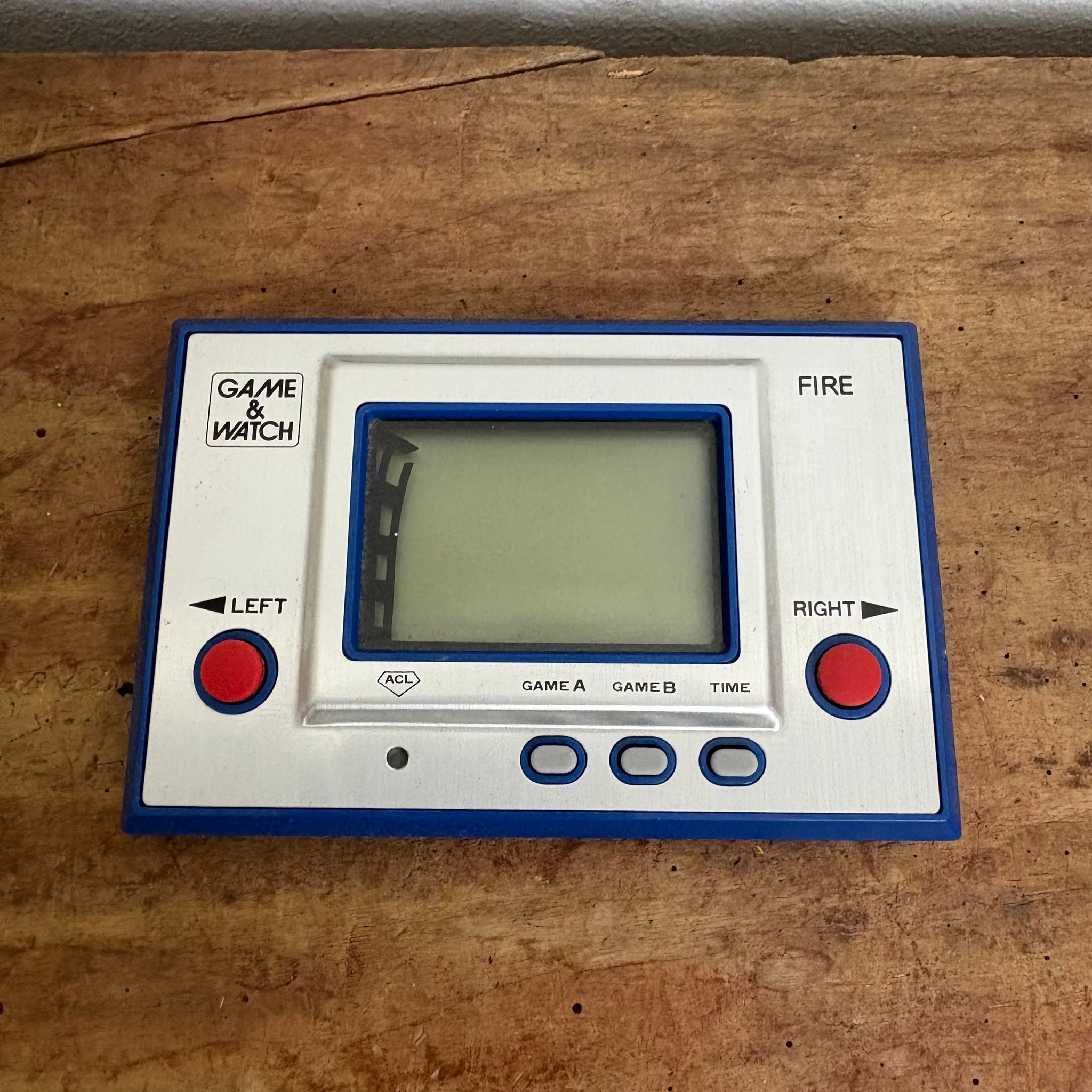 Vintage Nintendo Game & Watch 1980 Handheld-Videospiel Fire