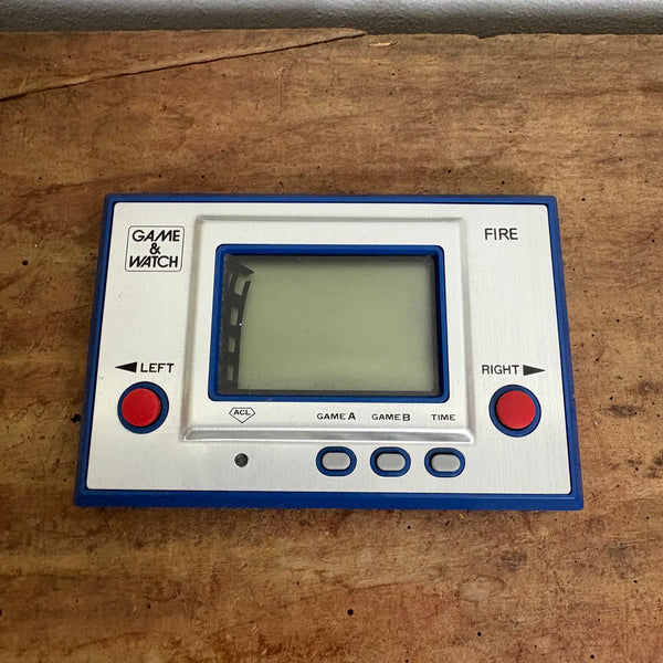 Vintage Nintendo Game & Watch 1980 Handheld-Videospiel Fire