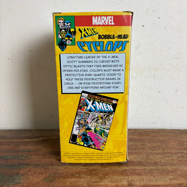 Marvel Comics X-Men Cyclops Wacky Wobbler Bobble-Head Funko 2008