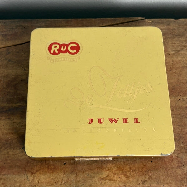 Vintage Blechdose Zigarillo RUC De Jettjes Juwel