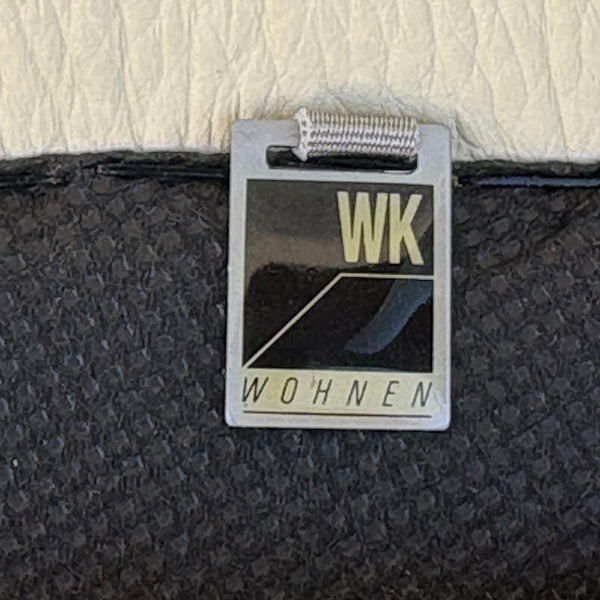 Design Armlehnstuhl 
Walter Knoll Jason von EOOS für WK Wohnen Stuhl mit Torsionsfunktion in Cremeweiß /Leder