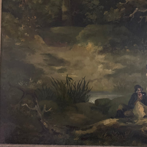 Ölgemälde Picknick im Walde von George Morland