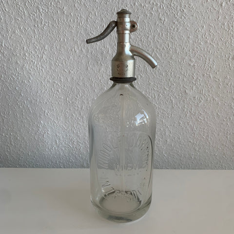 Vintage Sodaflasche transparentes Glas