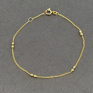 Feines 333er Goldarmband mit filigranen Goldkügelchen – eleganter Schmuck von FBM