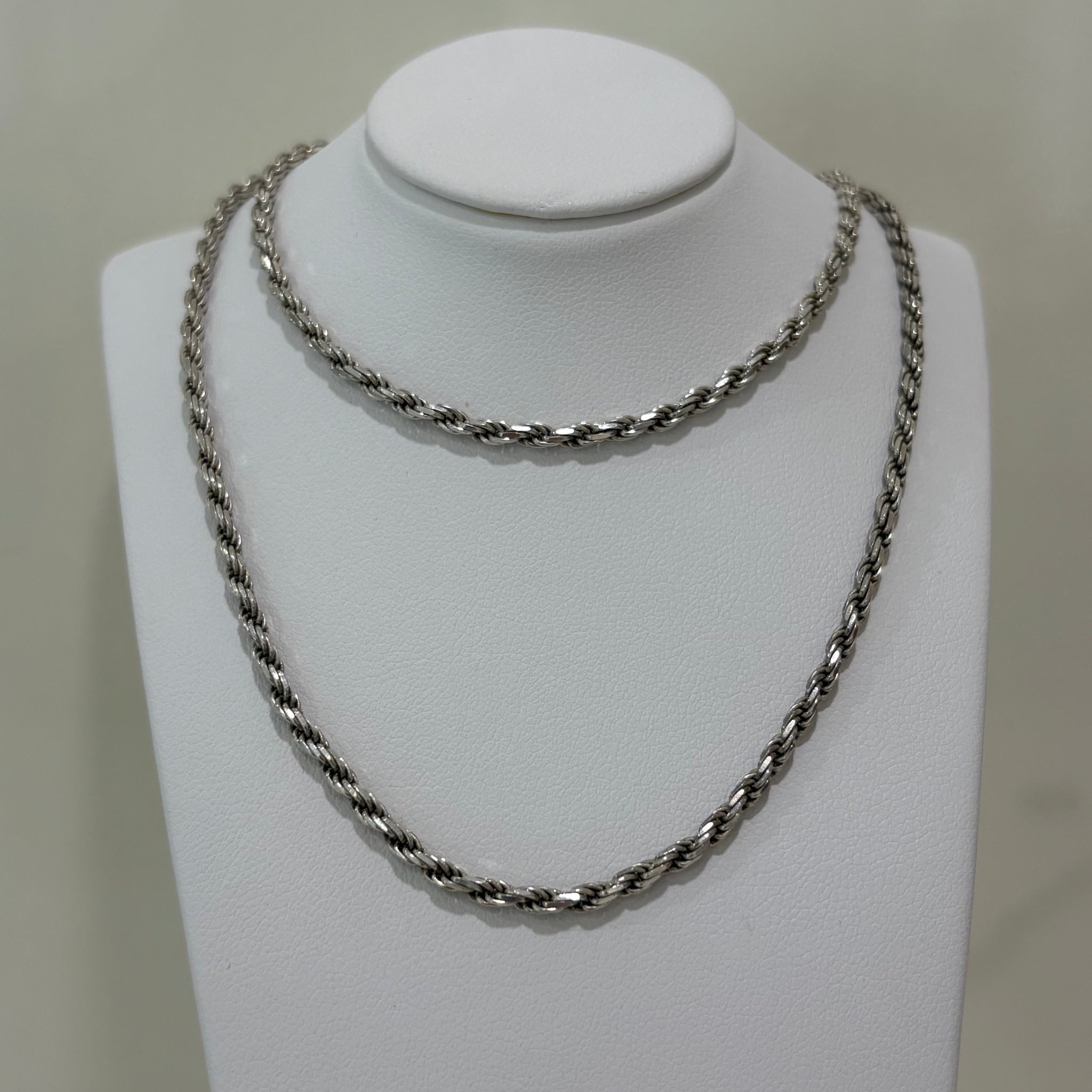 Elegante Seilkette Sterling Silber