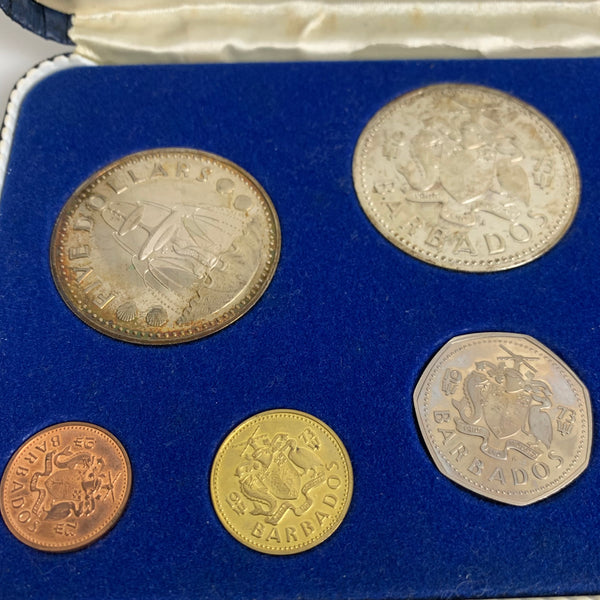 Münzen First National Coinage of Barbados 1973
