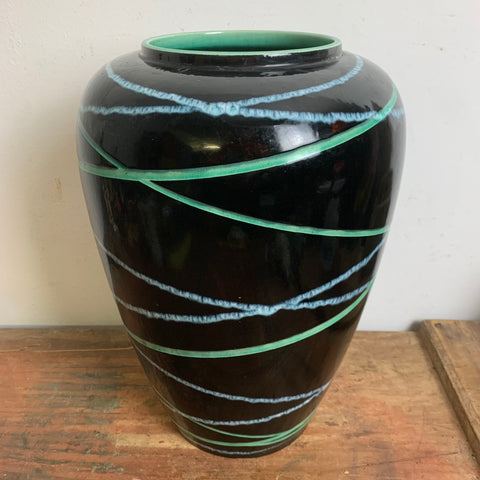 Große Mid Century Keramik Vase von Scheurich 239-40