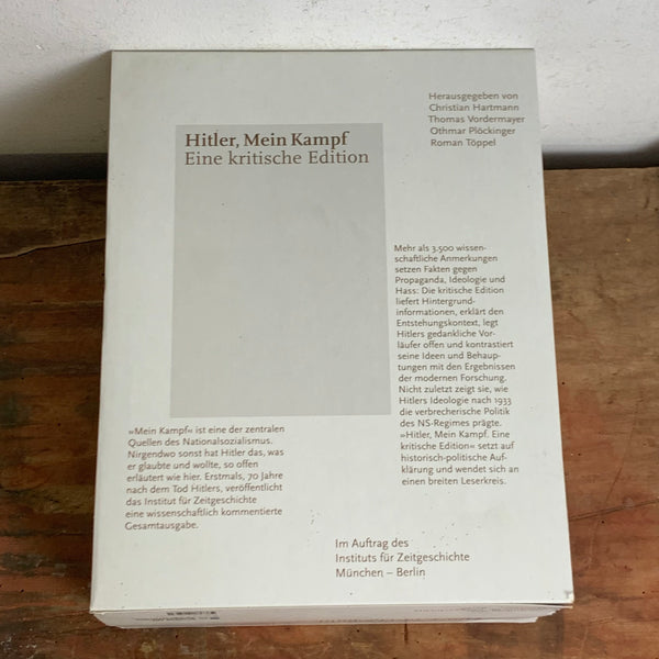 Buch Hitler, Mein Kampf
Eine kritische Edition Band 1 und 2