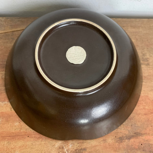 Vintage Porzellan Schale Bodil braun-gold von Rosenthal Studio Linie