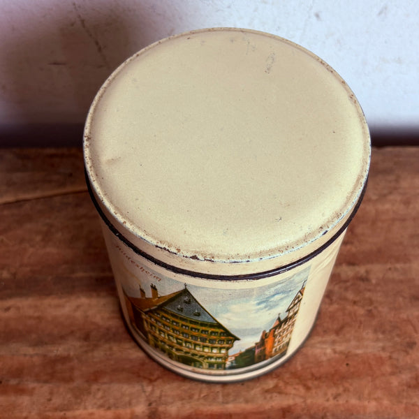 Vintage Blechdose Kaffee und Tee Haus Schlegel Hildesheim