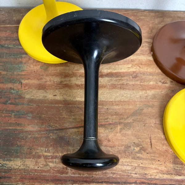 4 vintage Garderobenhaken