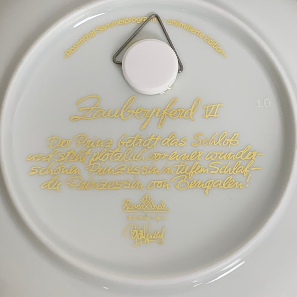 Sammelteller Das Zauberpferd von Björn Wiinblad für Rosenthal