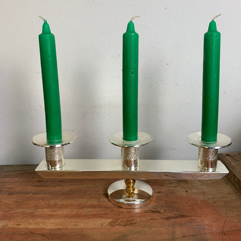 Versilberter Kerzenständer von BSF