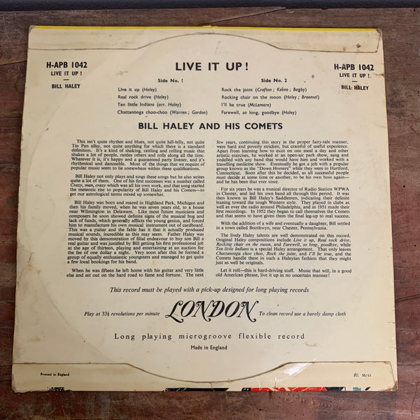 Schellackplatte Bill Haley and his Comets von London Records