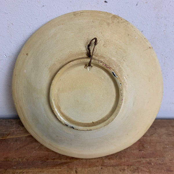 Vintage Keramik Wand Teller von Pablo Sanguino