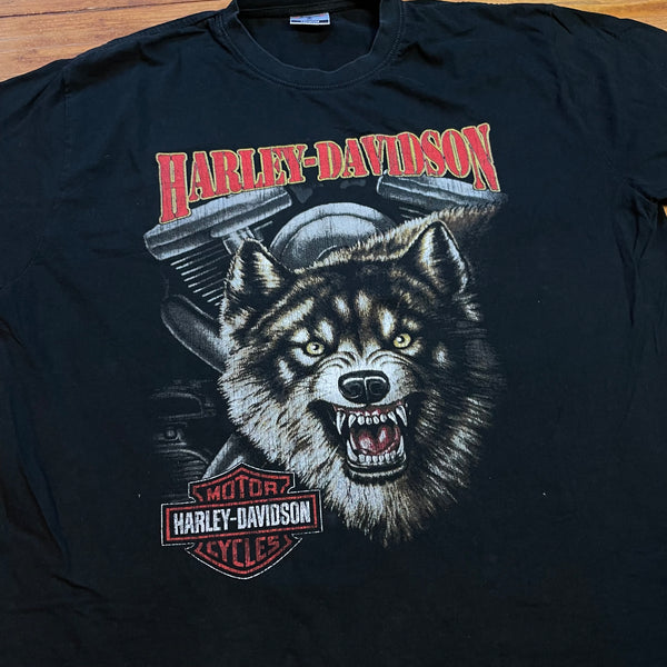 Harley Davidson Wolf Vintage T-Shirt