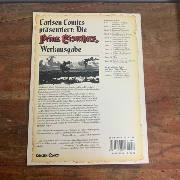 Comic Prinz Eisenherz Band 11 Verschwörung auf Camelot