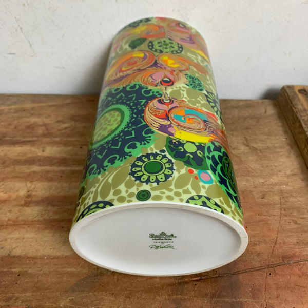 Vintage Porzellan Vase Paradiesvogel von Björn Wiinblad für Rosenthal